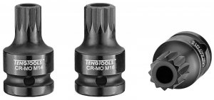 Nasadka trzpieniowa udarowa xZN Spline z chwytem 1/2 16 mm Teng Tools