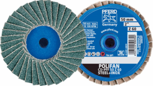 COMBIDISC-Mini-Polifan, korund cyrkonowy 50mm K80Pferd