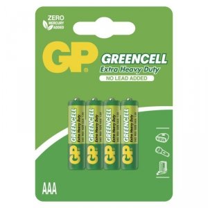 GP Bateria cynkowa GREENCELL AAA (R03) 4BL