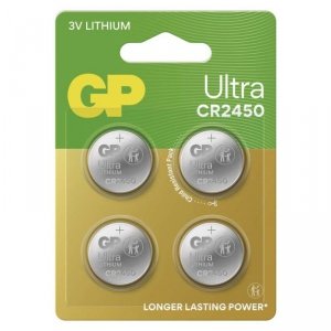 GP Ultra Bateria litowa guzikowa CR2450 4BL
