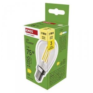 Żarówka LED Filament Mini Globe  / E14 / 7 W (75 W) / 1055 lm / ciepła biel