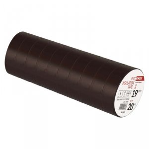 Taśma izolacyjna PVC 19mm / 20m brązowa
