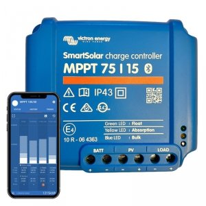 Regulator ładowania 15A SmartSolar MPPT 75/15  Victron Energy