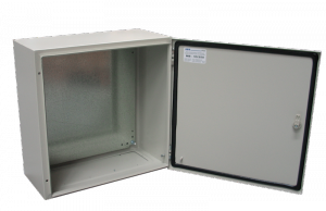 Obudowa metalowa natynkowa z płytą montażową XBS 200x200x150mm IP66 MB-22/150 ELS