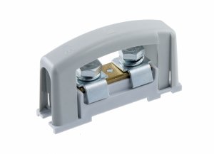 Zacisk prądowy 2x35mm2 szary z pokrywą na szynę TH35 E.4120SP Pawbol