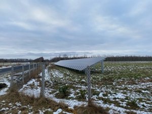 Konstrukcja fotowoltaiczna gruntowa na 16 paneli 6,5kW - zestaw elementów