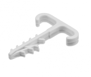 Uchwyt montażowy USMP 3-BIS, biały, 250szt., H.7314-250, Pawbol