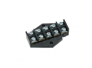 Listwa zaciskowa LZ romb 5x10mm2 57A 450V czarna E.4005P Pawbol