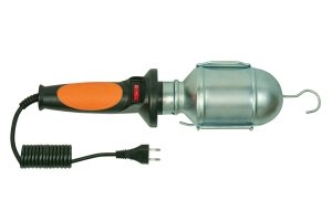 Oprawa ręczna PL-2, E27, 18W, z przewodem H05RN-F 2x0,75mm2 - 5m, pomarańczowa, 230V, IP20, D.3036G Pawbol