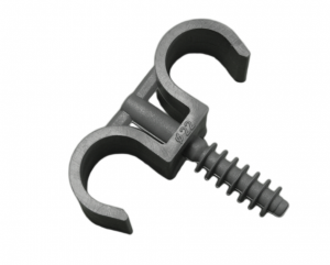 Uchwyt montażowy RING BIS 22/2, szary, 100szt., H.7331, Pawbol