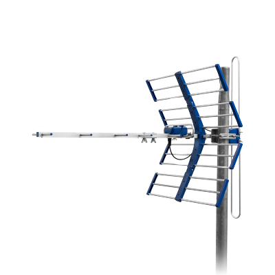 Antena TV DVB-T/T2 VHF/UHF TT W19 Silver COMBO 5G Protected Telkom Telmor