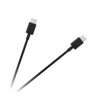 Kabel USB typu C - USB typu C 100 cm czarny
