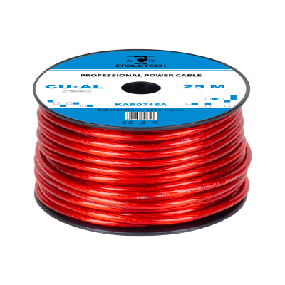 Kabel samochodowy 12Ga OD4.5mm CU+AL 25m