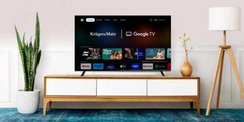 Telewizor Kruger&amp;Matz 55&quot; UHD Google TV  DVB-T2/T/C  H.265  HEVC