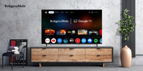 Telewizor Kruger&Matz 65" UHD Google TV 5.0  DVB-T2/T/C  H.265  HEVC