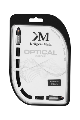 Kabel optyczny toslink-toslink 1.0m Kruger&amp;Matz