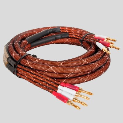 Kabel głośnikowy 3.0m Kruger&amp;Matz (wtyki banan)