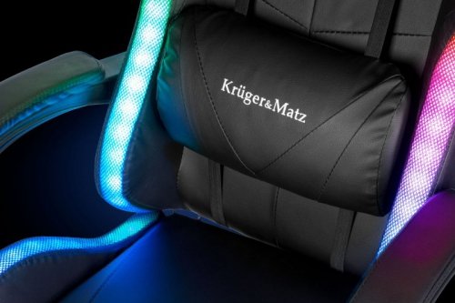 Fotel gamingowy Kruger&amp;Matz GX-150 Czarny LED