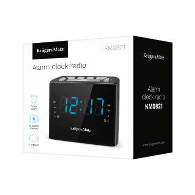 Radiobudzik Kruger&amp;Matz model KM0821