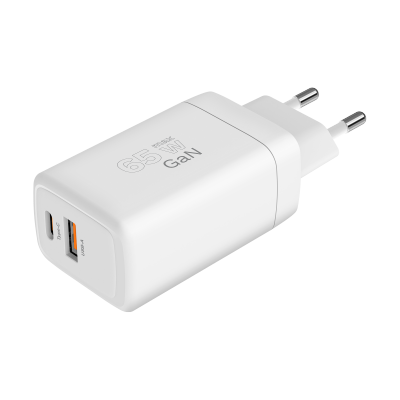 Ładowarka sieciowa Kruger&amp;Matz 65 W GaN z funkcją Power Delivery i Quick Charge