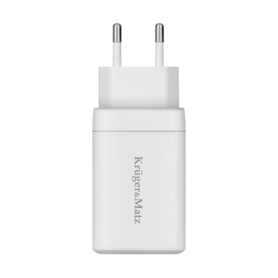 Ładowarka sieciowa Kruger&amp;Matz 65 W GaN z funkcją Power Delivery i Quick Charge