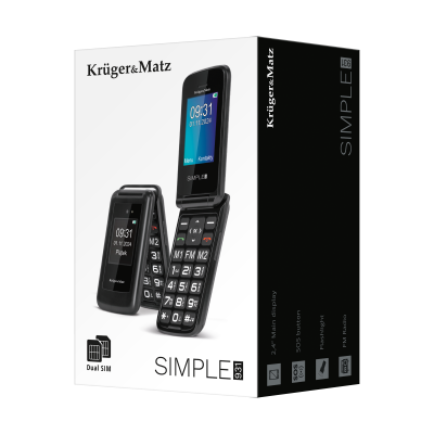 Telefon GSM dla seniora Kruger&amp;Matz Simple 931 4G