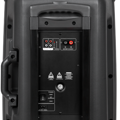 Aktywna kolumna głośnikowa (z 2 mikrofonami bezprzewodowymi UHF, SD, Bluetooth, FM, USB) 60 Watt