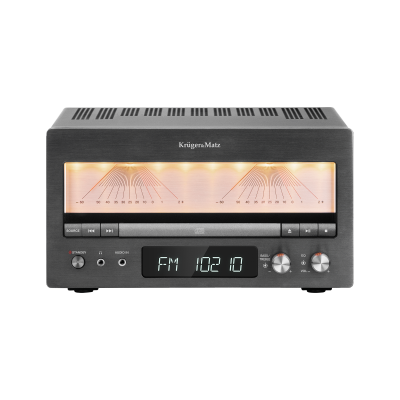 Wieża HiFi Kruger&amp;Matz KM1995 (Wzmacniacz klasy A, CD, USB,  Bluetooth, radio cyfrowe DAB+, FM)
