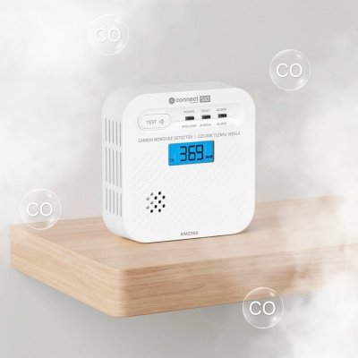 Czujnik czadu, tlenku węgla Kruger&Matz Connect S10 Tuya EN 50921