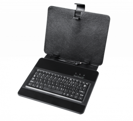 Pokrowiec uniwersalny do tabletów 9.7 cala z klawiatura micro USB