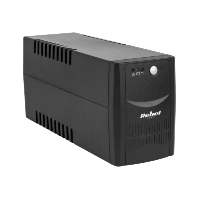 Zasilacz awaryjny UPS REBEL model Micropower 600 ( offline, 600VA / 360W , 230 V , 50Hz )