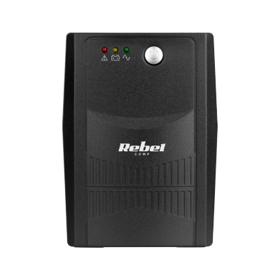 Zasilacz awaryjny UPS REBEL model Micropower 600 ( offline, 600VA / 360W , 230 V , 50Hz )