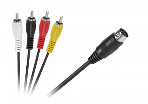 Kabel DIN-4 x RCA 1,8m