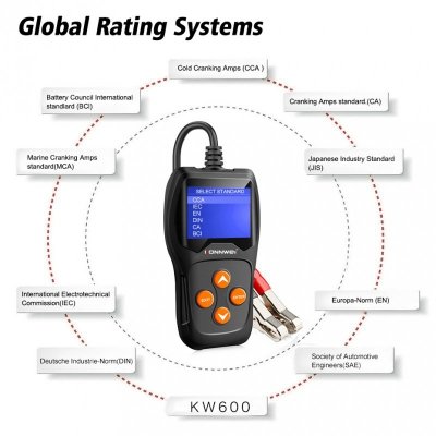 Miernik baterii Konnwei KW600