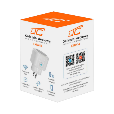 Gniazdo WiFi Tuya LTC GGW LXU414