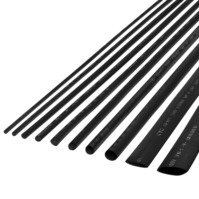 Rurka termokurczliwa 2,0 mm-1 m czarna Rebel