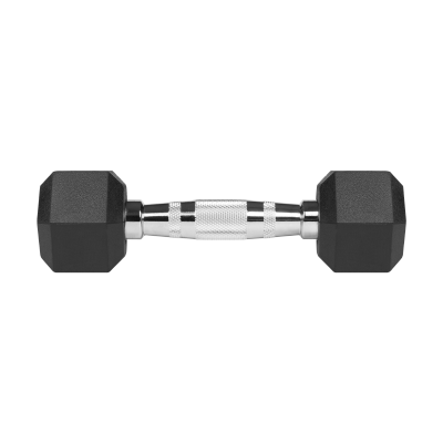 Hantle żeliwne gumowane HEX 2x2 kg REBEL ACTIVE