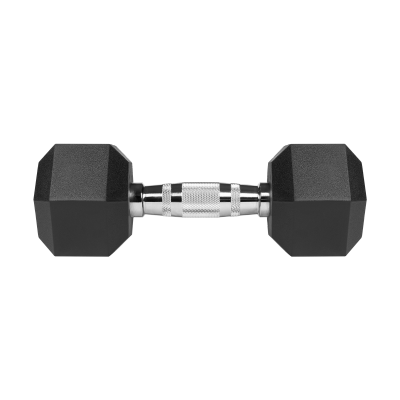 Hantle żeliwne gumowane HEX 2x6 kg REBEL ACTIVE