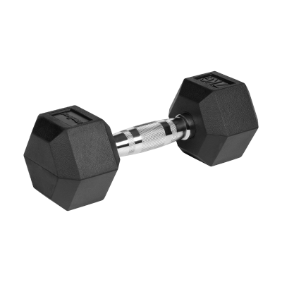 Hantle żeliwne gumowane HEX 2x7 kg REBEL ACTIVE
