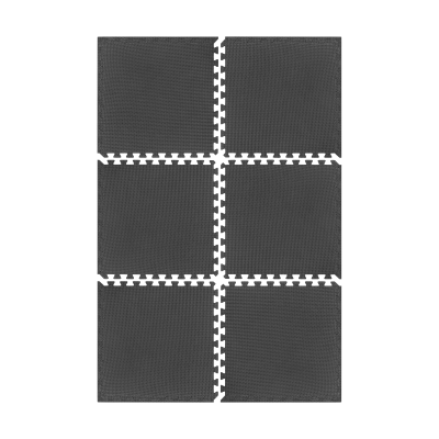 Mata pod sprzęt i do ćwiczeń na siłownię 180x120cm, materiał EVA, puzzle 6 szt, REBEL ACTIVE