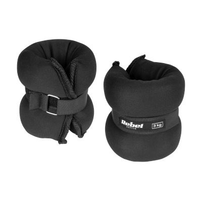 Obciążniki na kostki i nadgarstki 2x3kg, REBEL ACTIVE