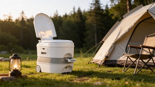 Przenośna toaleta turystyczna 24L / 20L , Rebel Active