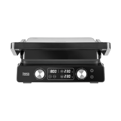 Grill elektryczny TEESA , panini grill , opiekacz, 3 pozycje , wyjmowane wkłady, 2000W