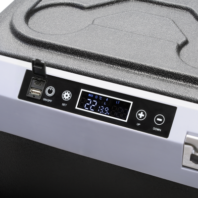 Profesjonalna lodówka turystyczna kompresorowa TEESA z funkcją mrożenia 40L DC12/24 AC 230V możliwość zasilania baterią, duże ko