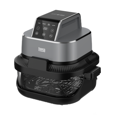 Frytkownica beztłuszczowa TEESA GLASS AIR FRYER 4L, 1,5 L, 1500W