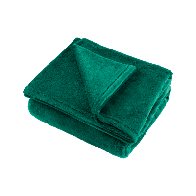 Koc polarowy 200x220 cm TEESA - zielony