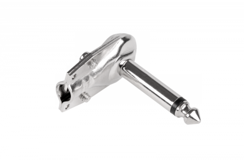 Wtyk Jack 6.3 mono metal kątowy