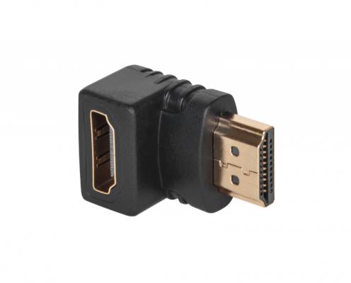 Złącze  kątowe HDMI gniazdo-wtyk