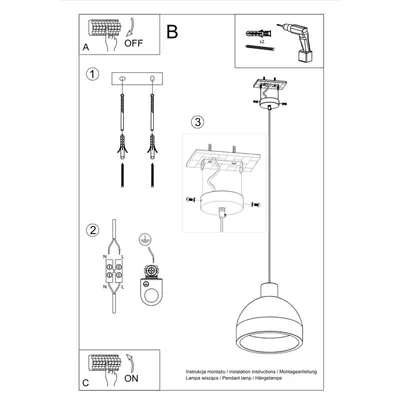Lampa wisząca DAMASO