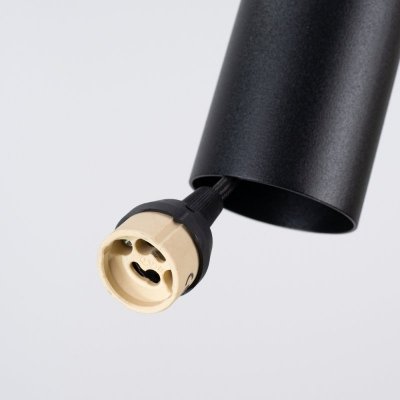 Lampa wisząca PELTA 1 czarna/żółta